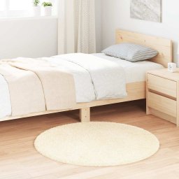 Gossi covor shaggy crem 100x100 cm poliester