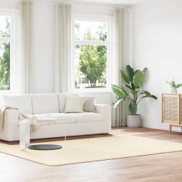 Gossi covor shaggy crem 200x290 cm poliester