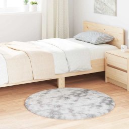 Gossi covor shaggy cu gradini inalte gri deschis 100x100 cm poliester