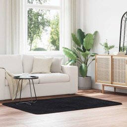 Gossi covor shaggy cu gradini mari negru 120x170 cm poliester