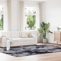 Gossi covor shaggy cu gramada mare gri inchis 240x340 cm poliester
