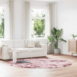 Gossi covor shaggy roz praf 240x240 cm poliester