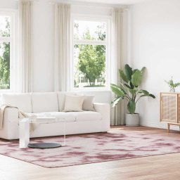 Gossi covor shaggy roz praf 240x340 cm poliester