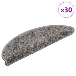 Gossi covorase scara 30 buc gri 56x17x3 cm