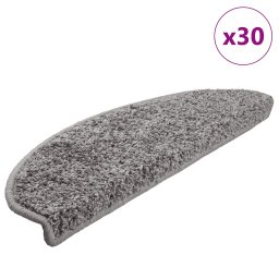 Gossi covorase scara 30 buc gri 65x21x4 cm