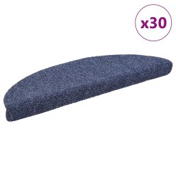 Gossi covorase scara autoadezive 30 buc albastru 56x17x3 cm