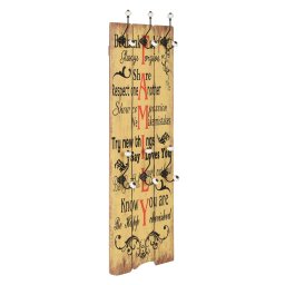 Gossi cuier de perete cu 6 carlige family, 120 x 40 cm