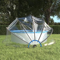 Gossi cupola pentru piscina, 467x234 cm, pvc, rotund