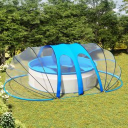 Gossi cupola pentru piscina, 620x410x205 cm, oval