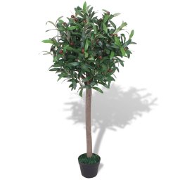 Gossi dafin artificial cu ghiveci, 120 cm, verde