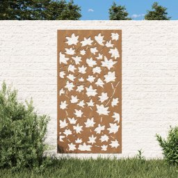 Gossi decor de perete 105x55 cm design frunze artar otel corten