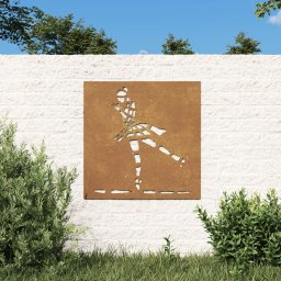 Gossi decor perete de gradina 55x55 cm design balerina otel corten