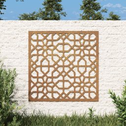 Gossi decor perete de gradina 55x55 cm, design maur, otel corten