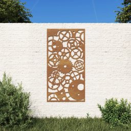 Gossi decor perete gradina 105x55 cm design roti zimtare otel corten