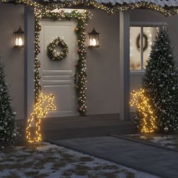Gossi decoratiune meteorit cu lumini de craciun/tarusi 115 led 89 cm