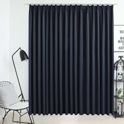 Gossi draperie opaca, antracit, 290 x 245 cm, cu carlige