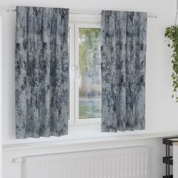 Gossi draperii din catifea 2 buc cu buzunar pentru bagheta argintiu 175x140 cm