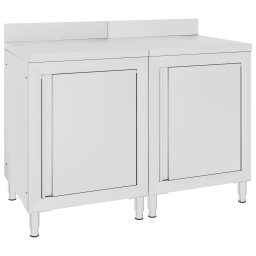 Gossi dulap blat de lucru comercial, 120x60x96 cm, otel inoxidabil