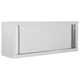 Gossi dulap bucatarie cu usi glisante, 120x40x50 cm, otel inoxidabil