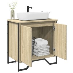 Gossi dulap chiuveta baie, stejar sonoma, 60x35x60 cm, lemn prelucrat