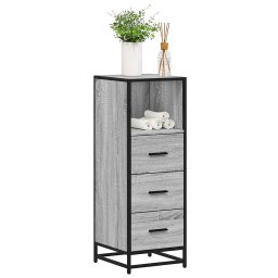 Gossi dulap de baie, gri sonoma, 65x33x60 cm, lemn prelucrat