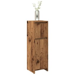 Gossi dulap de baie, lemn vechi, 30x30x95 cm, pal