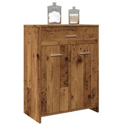 Gossi dulap de baie, lemn vechi, 60x33x80 cm, lemn prelucrat