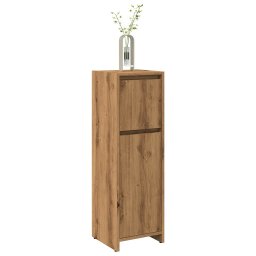 Gossi dulap de baie, stejar artizanal, 30x30x95 cm, lemn compozit