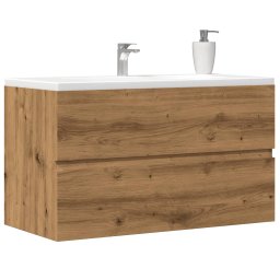Gossi dulap de chiuveta stejar artizanal 90x38,5x45 cm lemn prelucrat