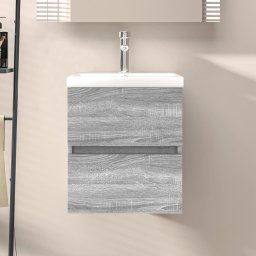 Gossi dulap de chiuveta, sonoma gri, 41x38,5x45 cm, lemn prelucrat