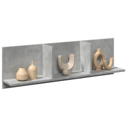 Gossi dulap de perete, gri beton, 100x16,5x30 cm, lemn prelucrat