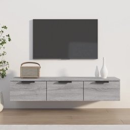 Gossi dulap de perete, gri sonoma, 102x30x20 cm, lemn compozit