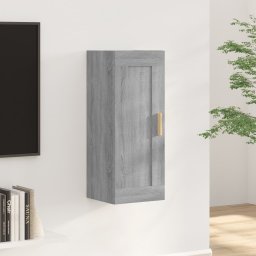 Gossi dulap de perete, gri sonoma, 35x34x90 cm, lemn compozit