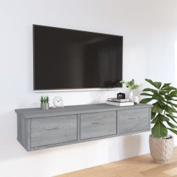 Gossi dulap de perete, gri sonoma, 88x26x18,5 cm, lemn prelucrat