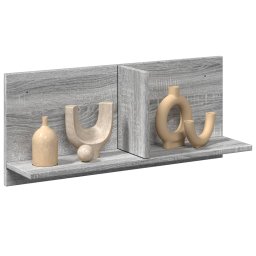 Gossi dulap de perete, sonoma gri, 70x16,5x30 cm, lemn prelucrat