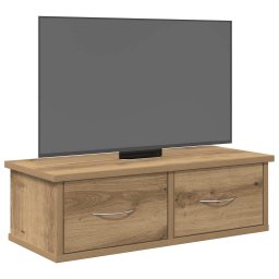 Gossi dulap de perete, stejar artizanal, 60x26x18,5 cm, lemn compozit