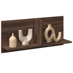 Gossi dulap de perete, stejar maro, 70x16,5x30 cm, lemn prelucrat