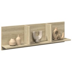 Gossi dulap de perete, stejar sonoma, 100x16,5x30 cm, lemn prelucrat