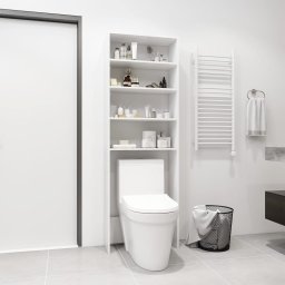 Gossi dulap masina de spalat, alb, 64x24x190 cm