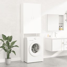 Gossi dulap masina de spalat, alb, 64x25,5x190 cm
