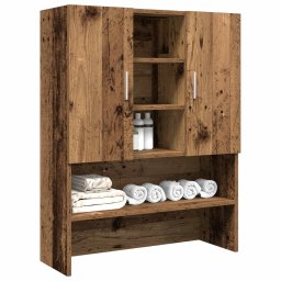 Gossi dulap masina de spalat, lemn vechi, 70,5x25,5x90 cm