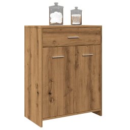 Gossi dulap pentru baie stejar artizanal, 60x33x80 cm, lemn prelucrat