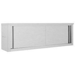 Gossi dulap perete bucatarie usi glisante 150x40x50cm otel inoxidabil