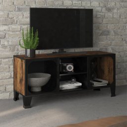 Gossi dulap tv ,maro,105x36x47 cm,metal si mdf