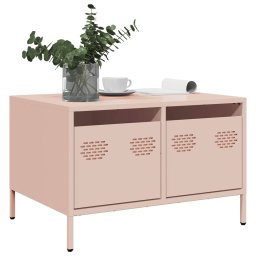 Gossi dulap tv, roz, 68x50x43,5 cm, otel laminat la rece