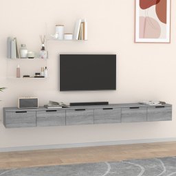 Gossi dulapuri perete, 2 buc., sonoma, 102x30x20 cm, lemn prelucrat