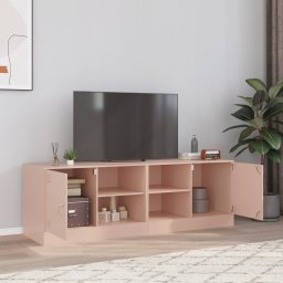 Gossi dulapuri tv 2 buc roz 67x39x44 cm otel