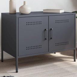 Gossi dulapuri tv, 2 buc., antracit, 68x39x50,5 cm, otel