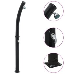 Gossi dus solar, negru, 214 cm, 20 l