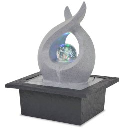 Gossi fantana de interior cu iluminare led, polirasina